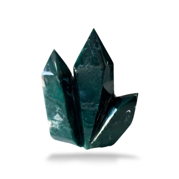 Naziya Green Agate Stone Crystal