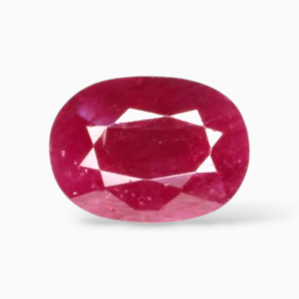 Buy Pink Ruby Gemstone In Oval Shape 1.00 Carats 7x5.1mm Size