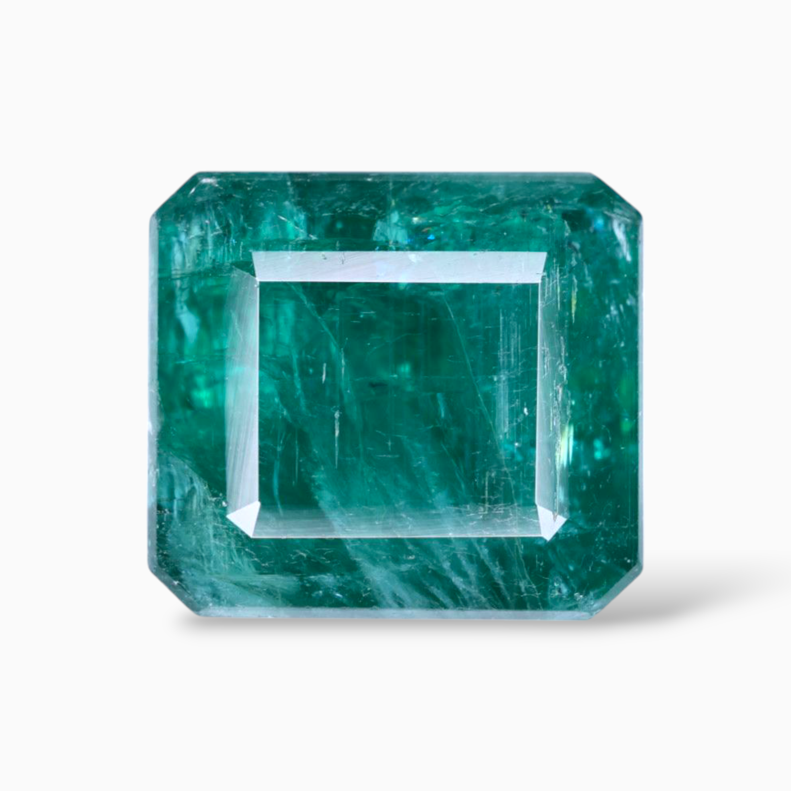 Natural Zambian Emerald Stone 16.40 Carats Shape Octagon 15.5x14 mm