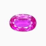 Pink sapphire Oval Stone 4.05 Carats 12.10 X 7.94 X 4.29 mm