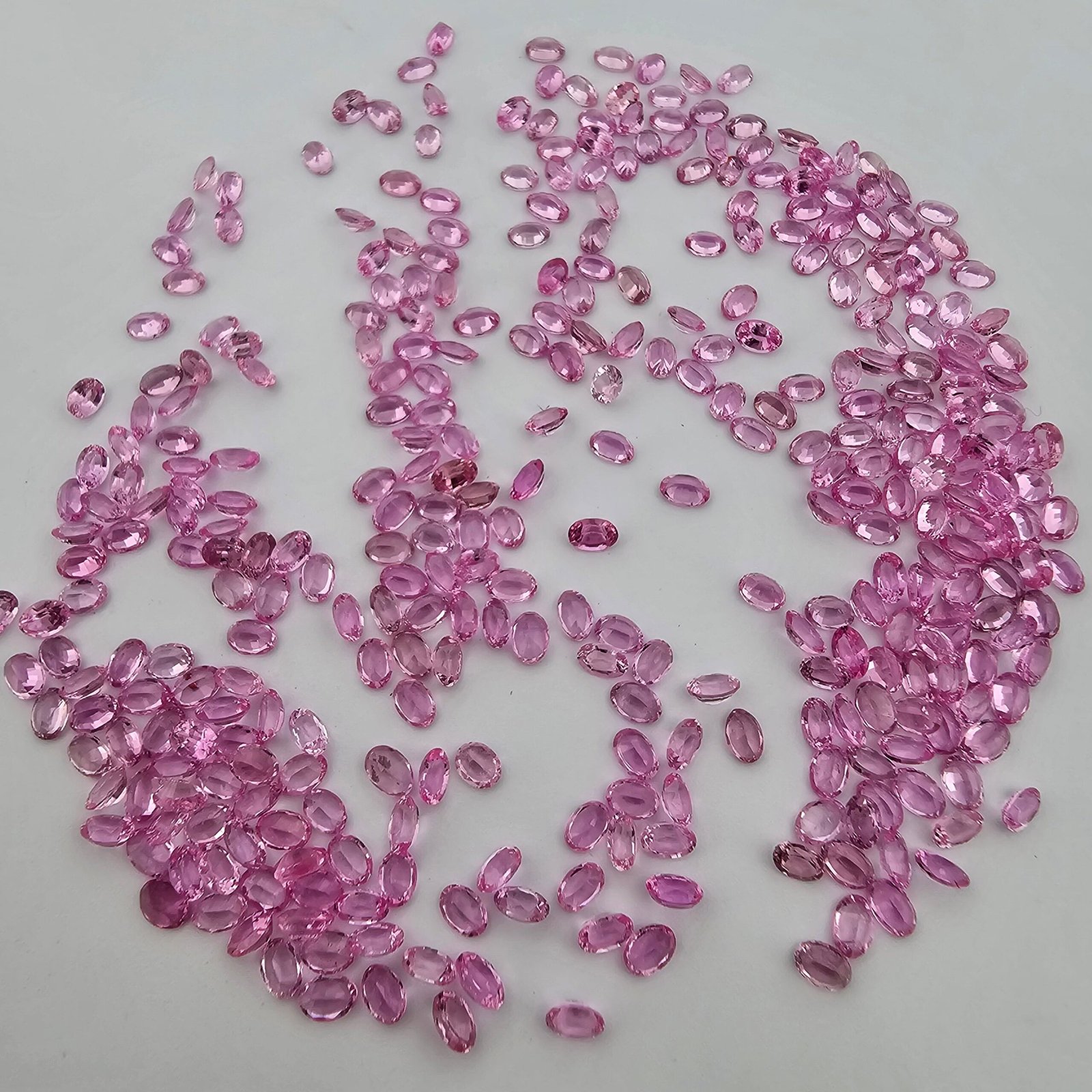 Pink Sapphire Stone Oval 3×2 mm