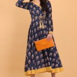 Black Anarkali Kurti for Women – Lightweight Ethnic Wear
